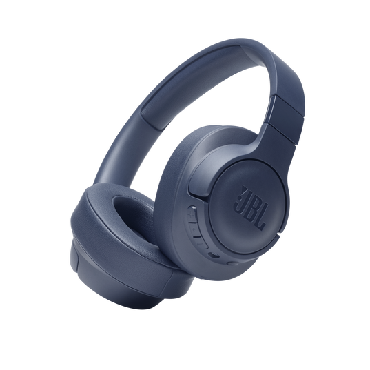 JBL Tune 710BT - Blue - Wireless Over-Ear Headphones - Hero